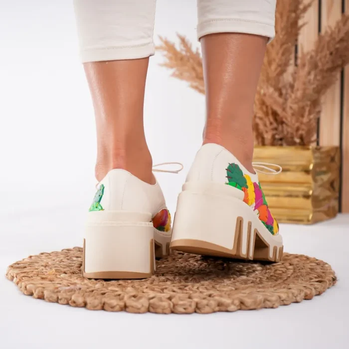 pantofi casual piele naturala Joyful Colors 3